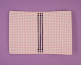 Pink Gingham A5 Folio