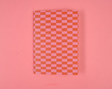 Pink and Orange Checkered A5 Junk Journal