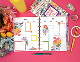 Colorful Florals Sticker Book