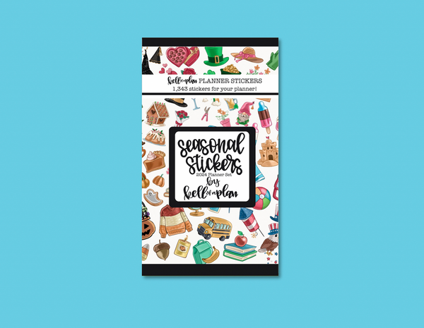 Seasonal Stickers 2024 Sticker Book – kellofaplan