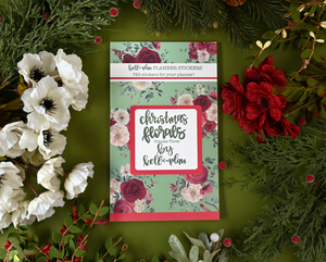 Christmas Florals Volume THREE Sticker Book