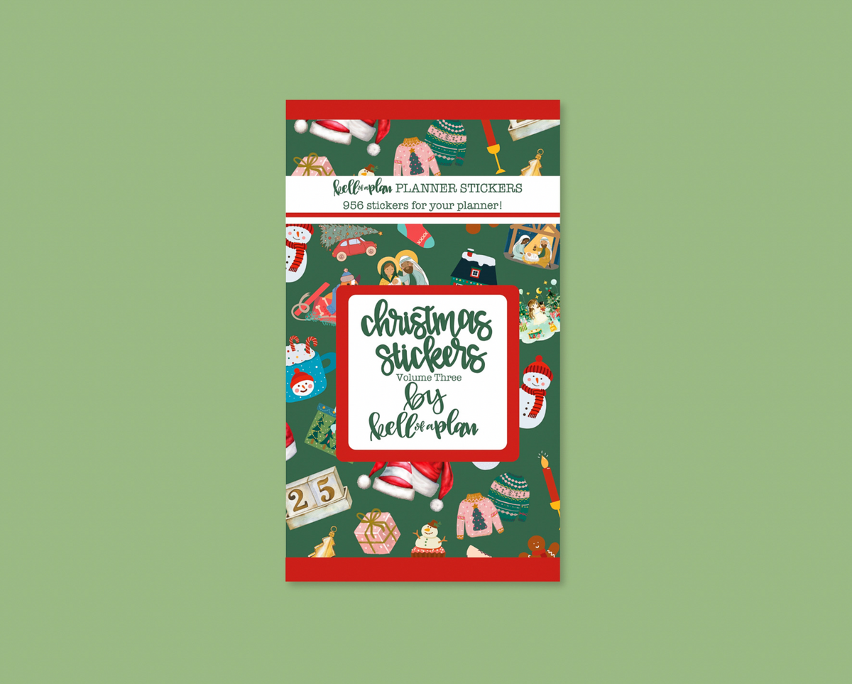 Christmas Icons Volume Three Sticker Book kellofaplan