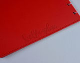 Red Snap Planner Cover (Version Two)