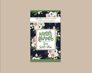 Winter Florals Volume Three Sticker Book