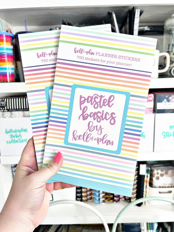 Pastel Basics Sticker Book