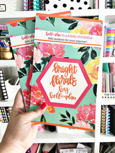 Bright Florals Sticker Book