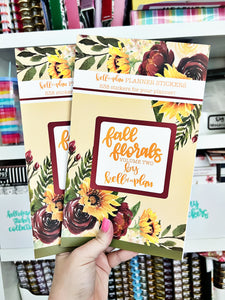 Fall Florals Volume Two Sticker Book