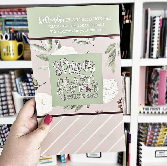 Stripes & Floral Volume Two Sticker Book