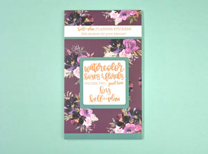 Jewel Tone- Watercolor Boxes & Florals Volume Two Sticker Book